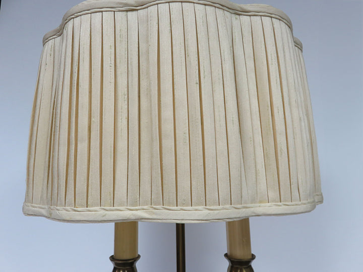 Brass Two-Armed Table Lamp