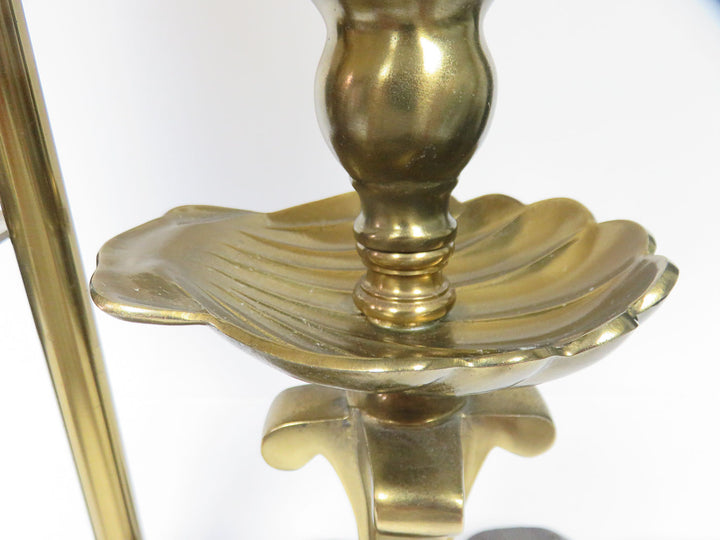 Brass Two-Armed Table Lamp