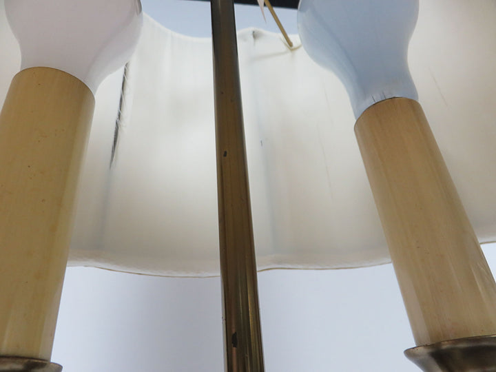 Brass Two-Armed Table Lamp