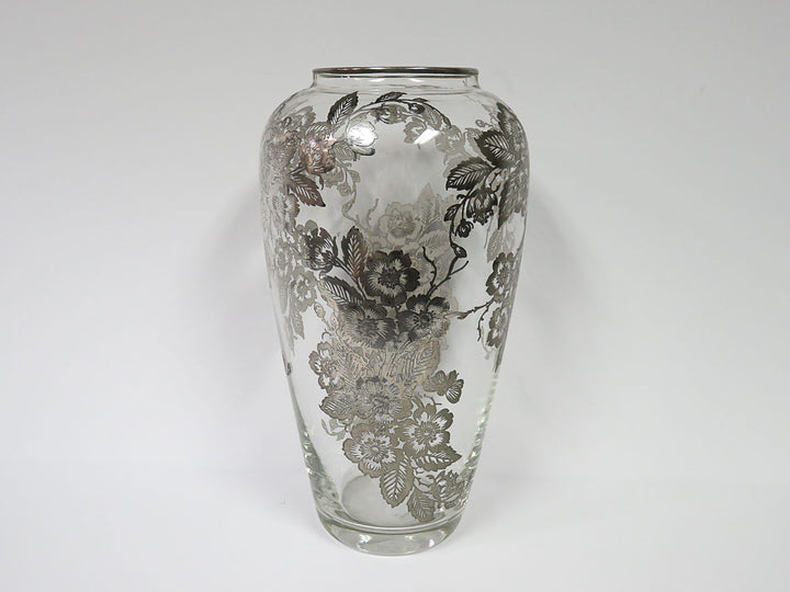 Silver Overlay Vase