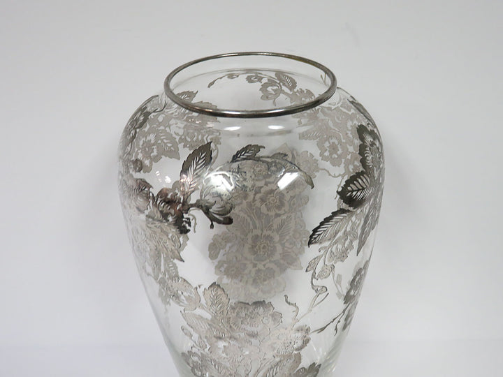 Silver Overlay Vase