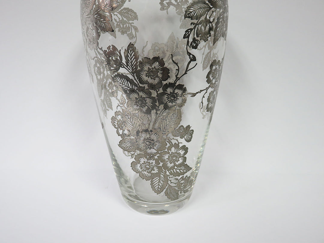 Silver Overlay Vase