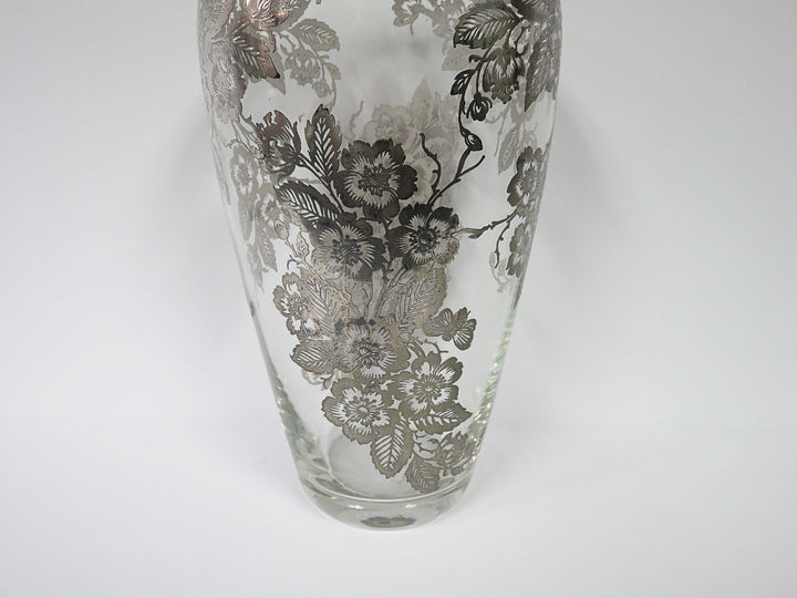 Silver Overlay Vase