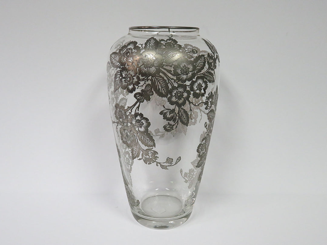 Silver Overlay Vase