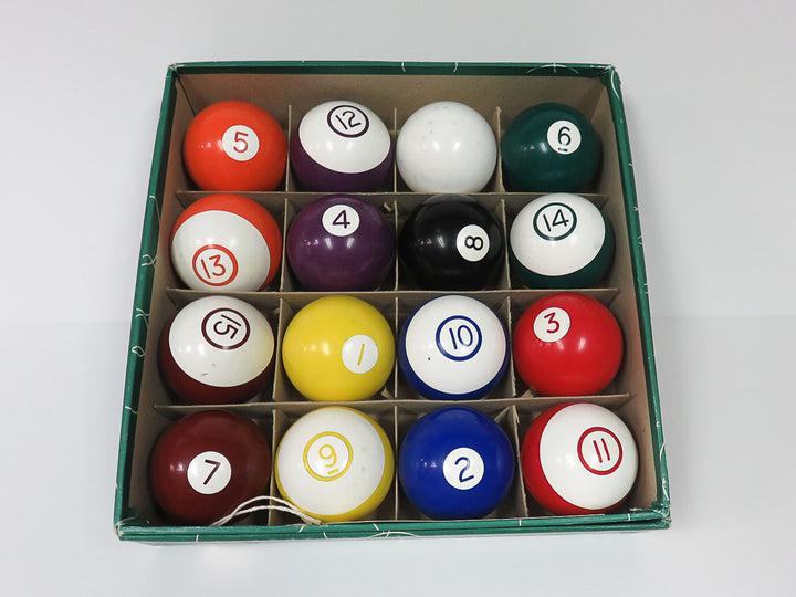Vintage Pool Table Balls