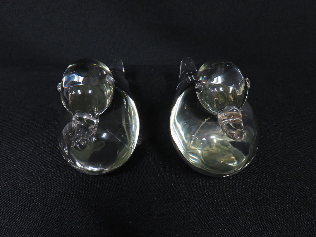 Clear Duck Figurines
