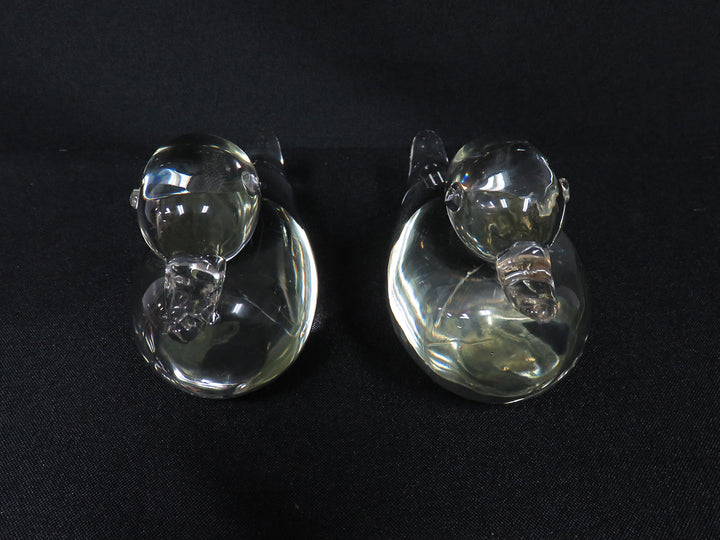 Clear Duck Figurines