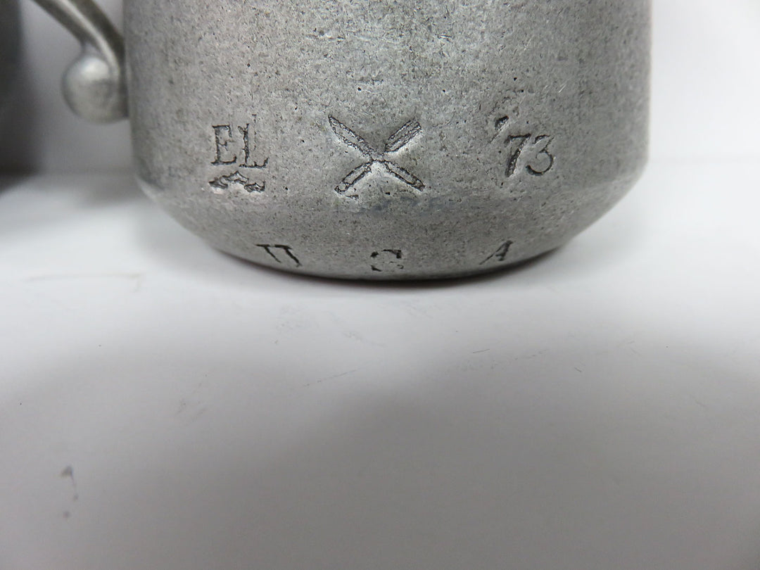 Pewter Cream & Sugar