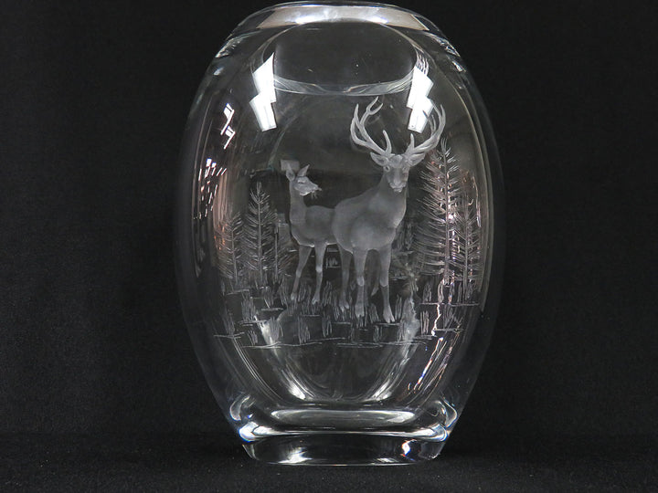 Val St. Lambert Crystal Vase