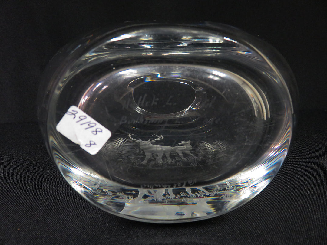 Val St. Lambert Crystal Vase