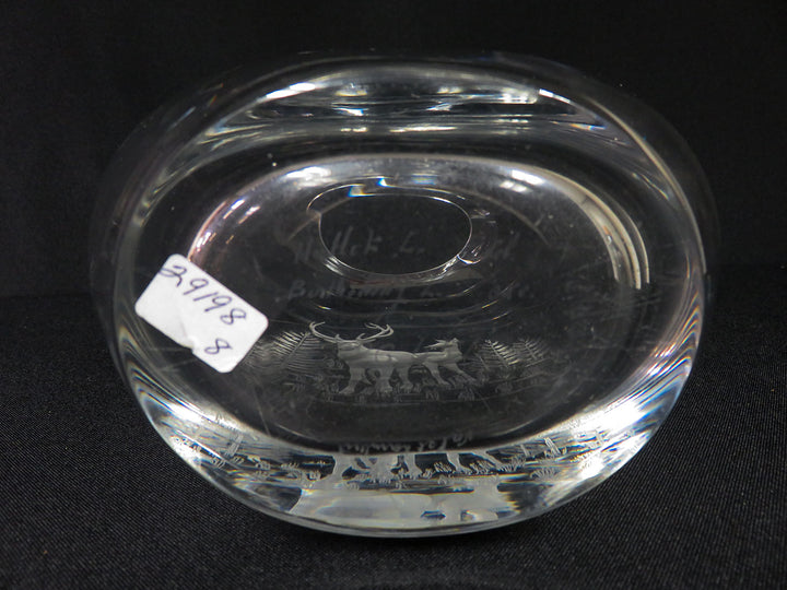 Val St. Lambert Crystal Vase