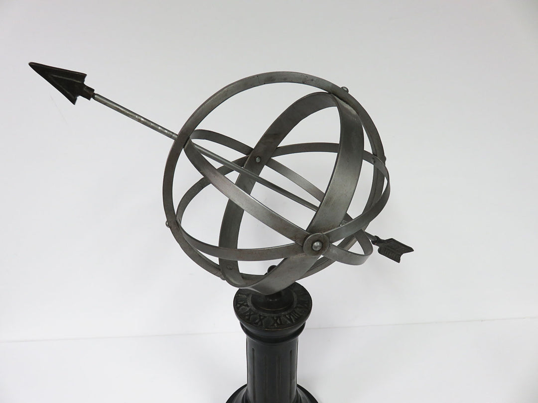 Armillary on Tall Pedestal