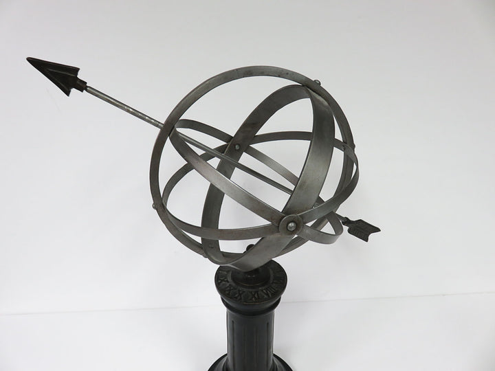 Armillary on Tall Pedestal