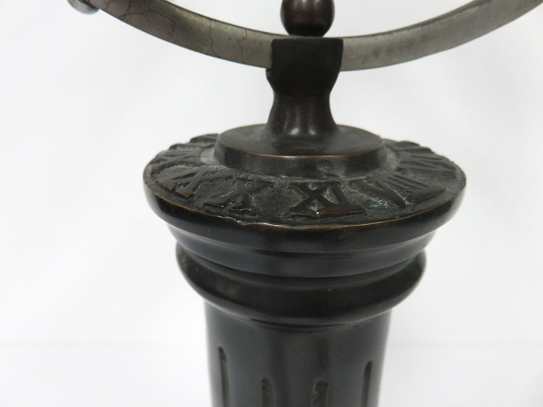 Armillary on Tall Pedestal
