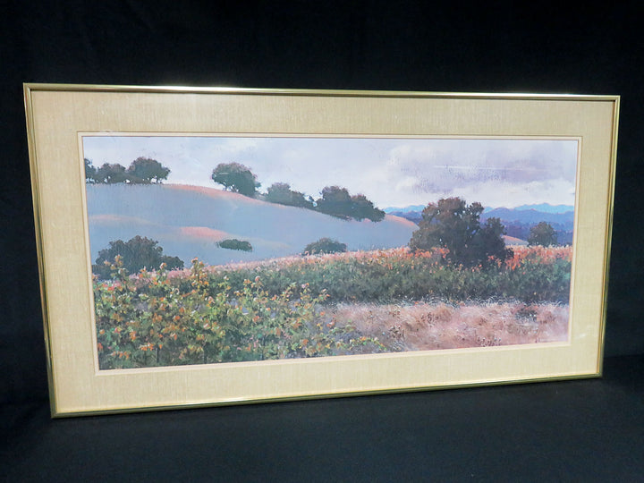 Pink and Lavendar Landscape Print