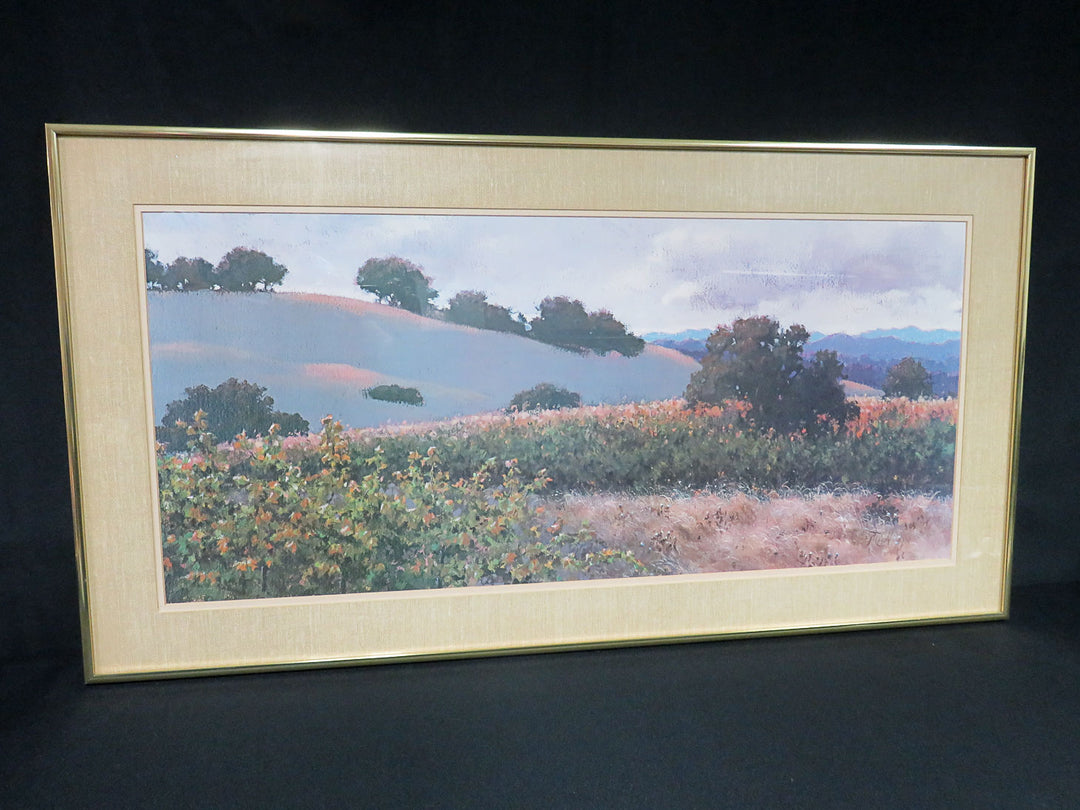 Pink and Lavendar Landscape Print