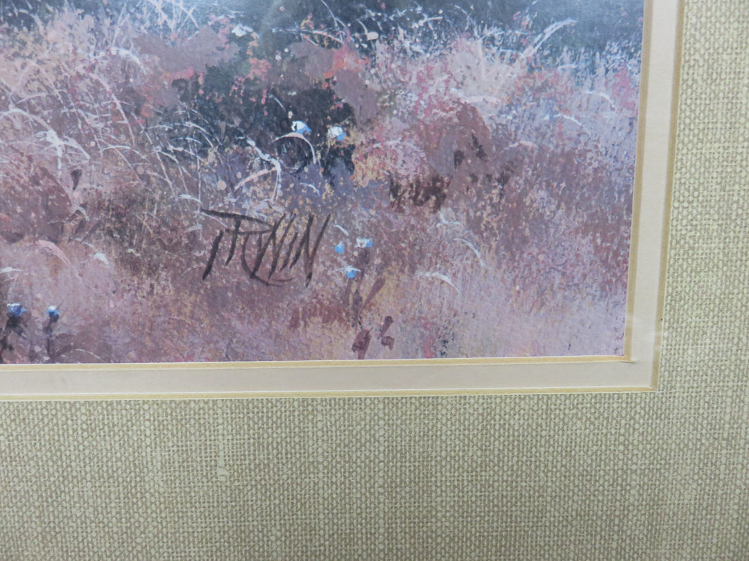 Pink and Lavendar Landscape Print