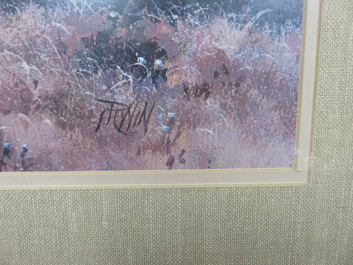Pink and Lavendar Landscape Print