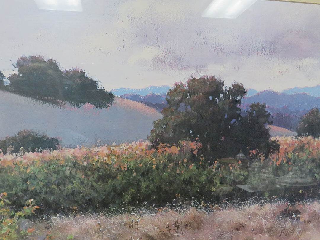 Pink and Lavendar Landscape Print