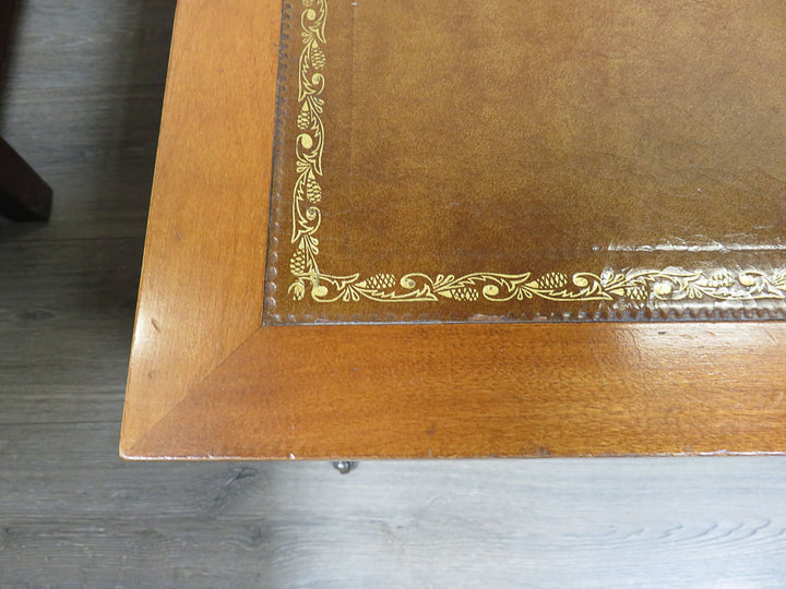 Leather Topped Coffee Table