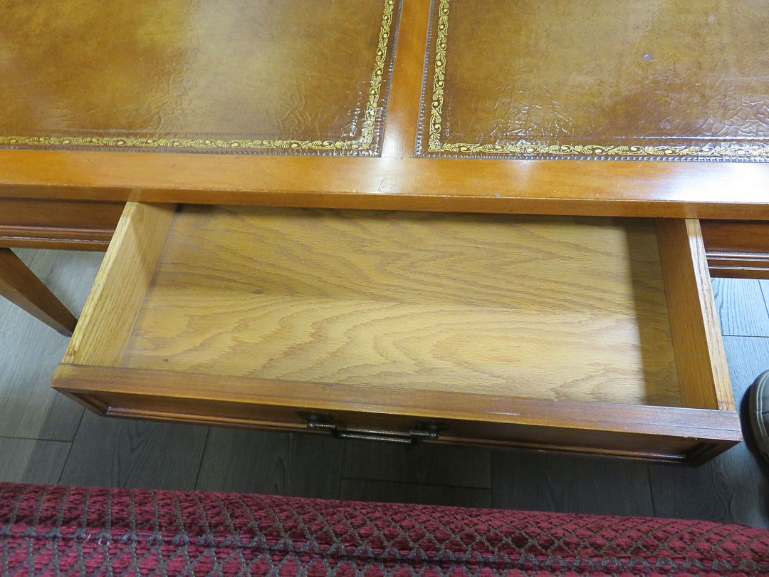 Leather Topped Coffee Table