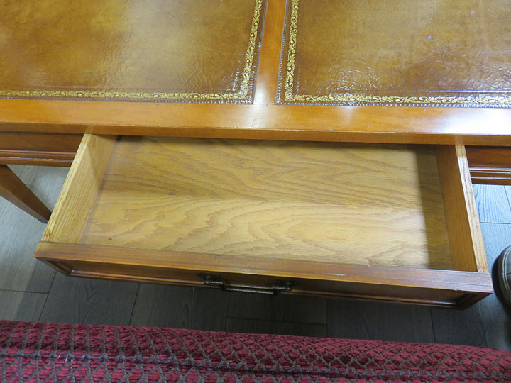 Leather Topped Coffee Table