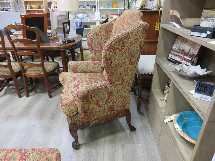 Paisley Wingback Chair