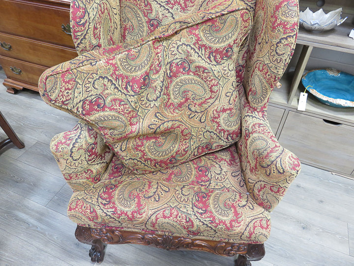 Paisley Wingback Chair