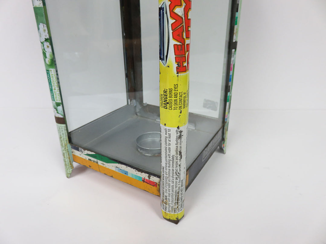 Retro Recycled Tin Lantern