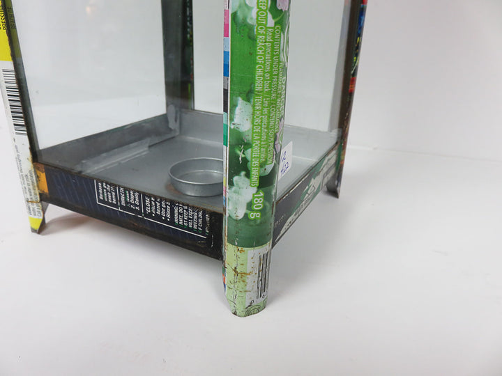 Retro Recycled Tin Lantern