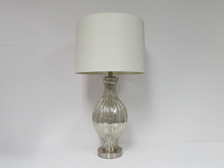 Fluted Mercury Glass Lamp