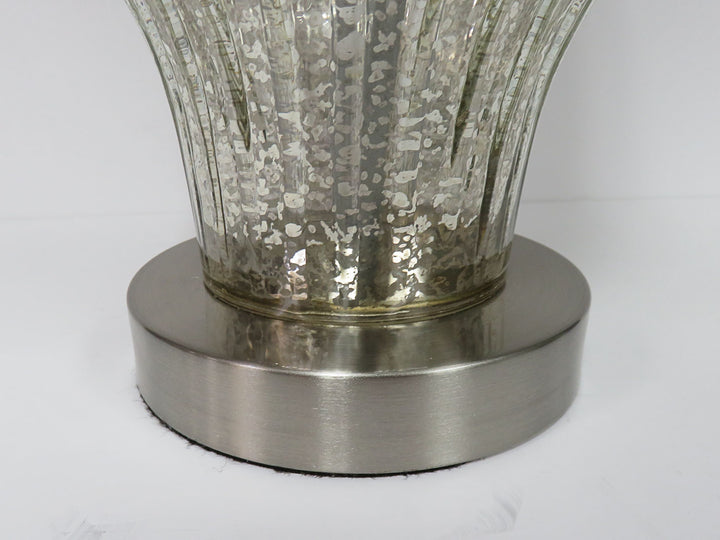 Fluted Mercury Glass Lamp