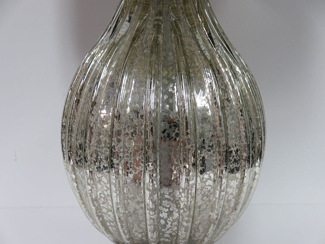 Fluted Mercury Glass Lamp