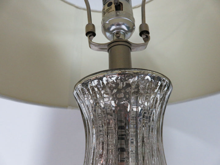 Fluted Mercury Glass Lamp