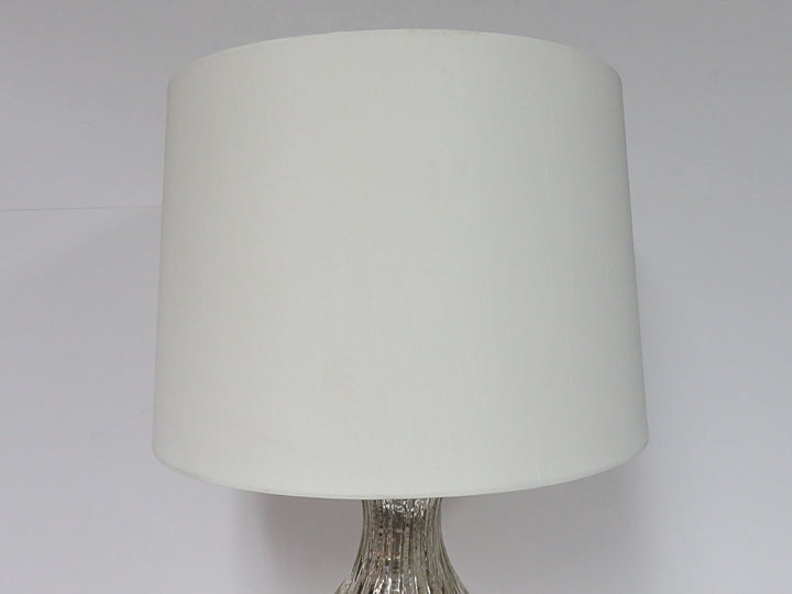 Fluted Mercury Glass Lamp