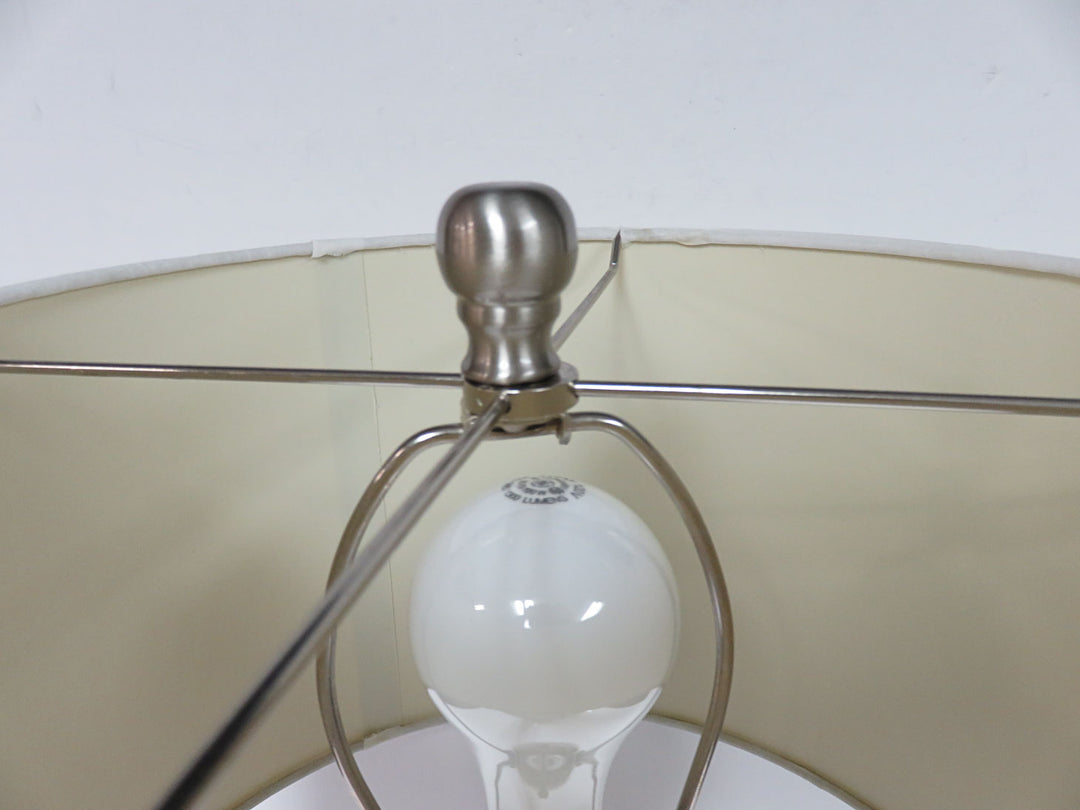 Fluted Mercury Glass Lamp