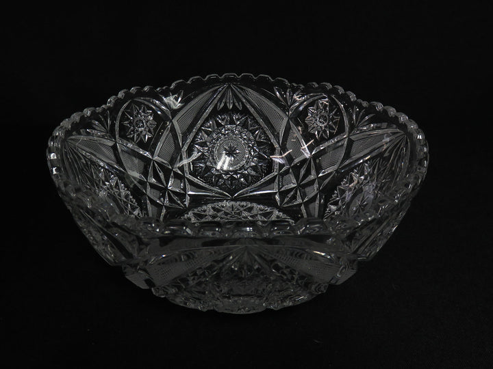 Cut Crystal Serving Bowl