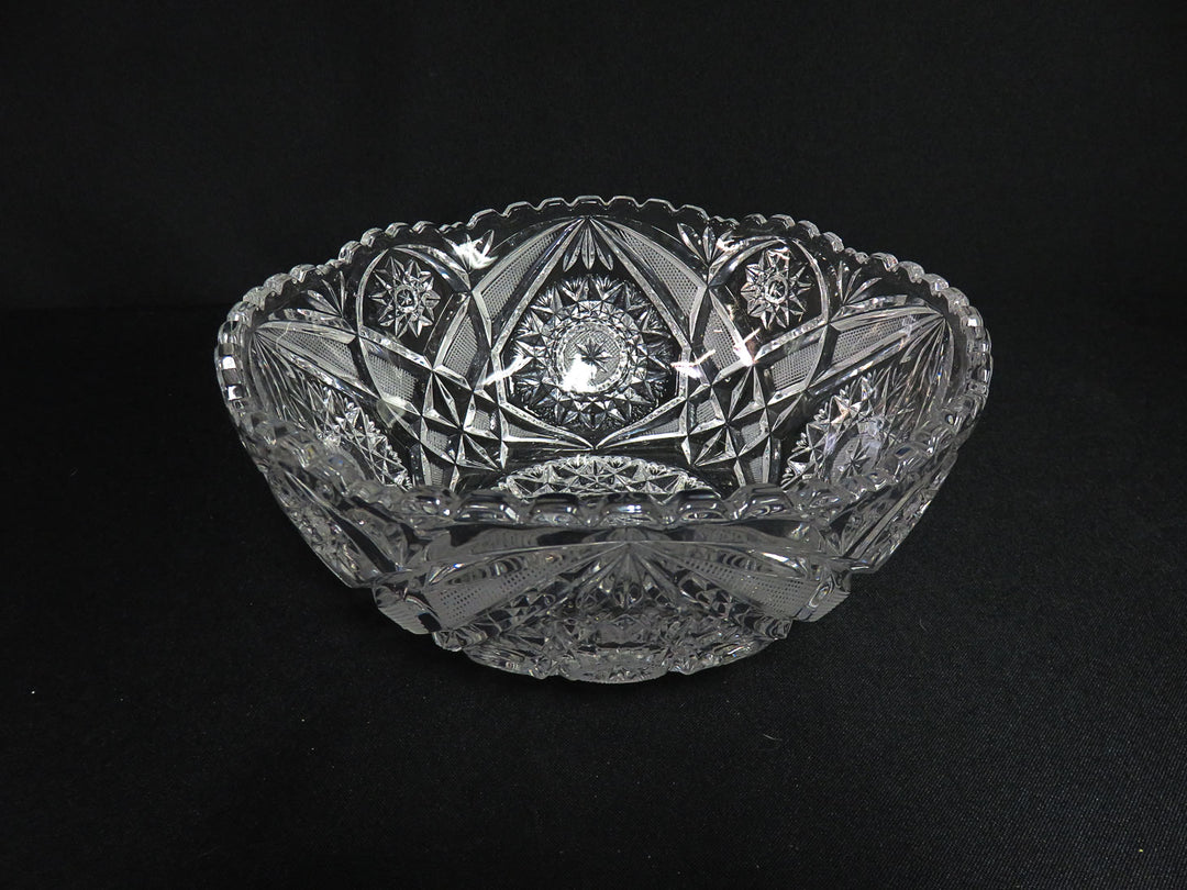 Cut Crystal Serving Bowl
