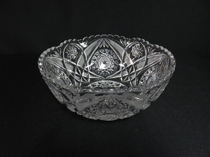 Cut Crystal Serving Bowl