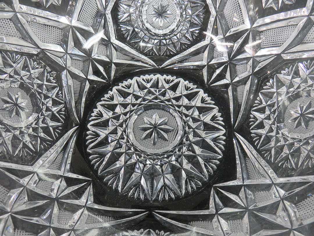 Cut Crystal Serving Bowl