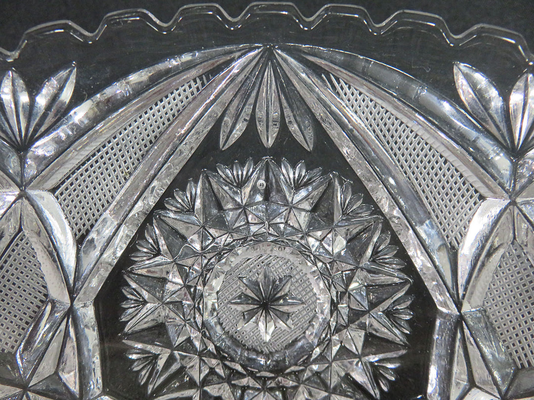 Cut Crystal Serving Bowl