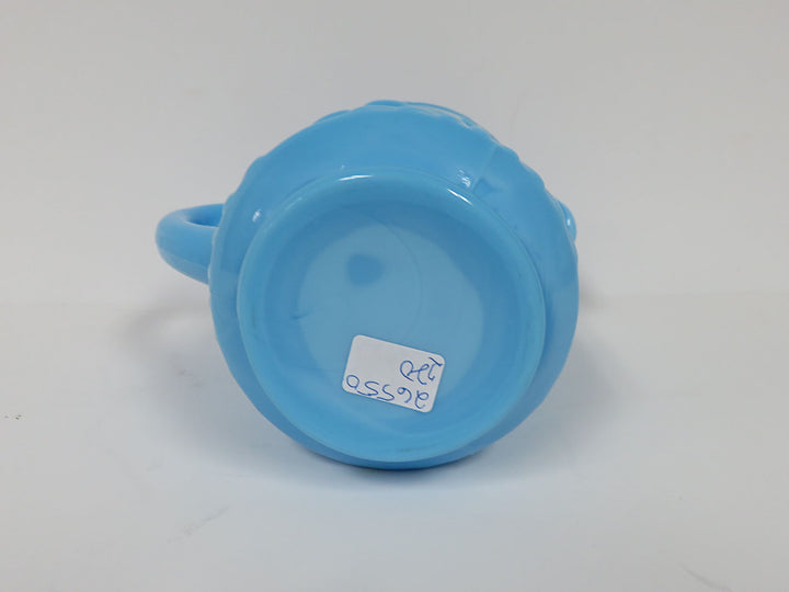 Blue Slag Glass Creamer