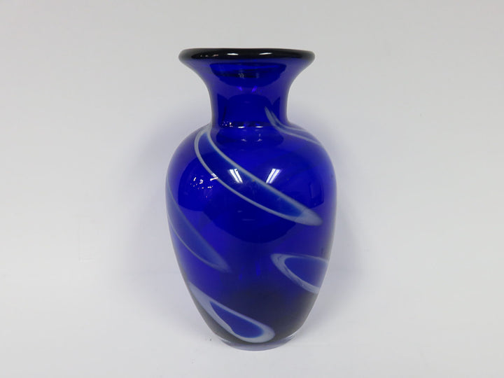 Art Glass Cobalt Vase