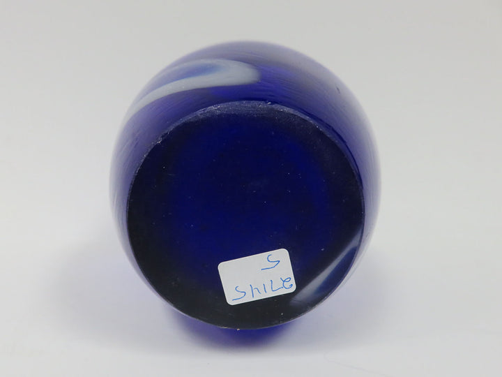 Art Glass Cobalt Vase