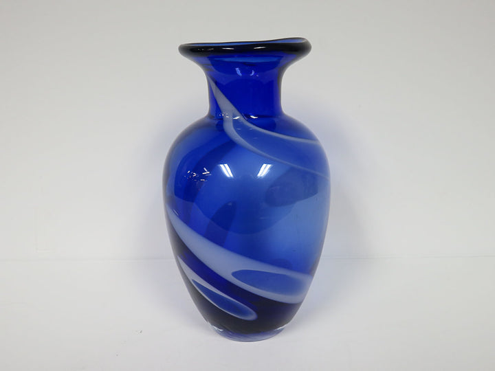 Cobalt Art Glass Vase