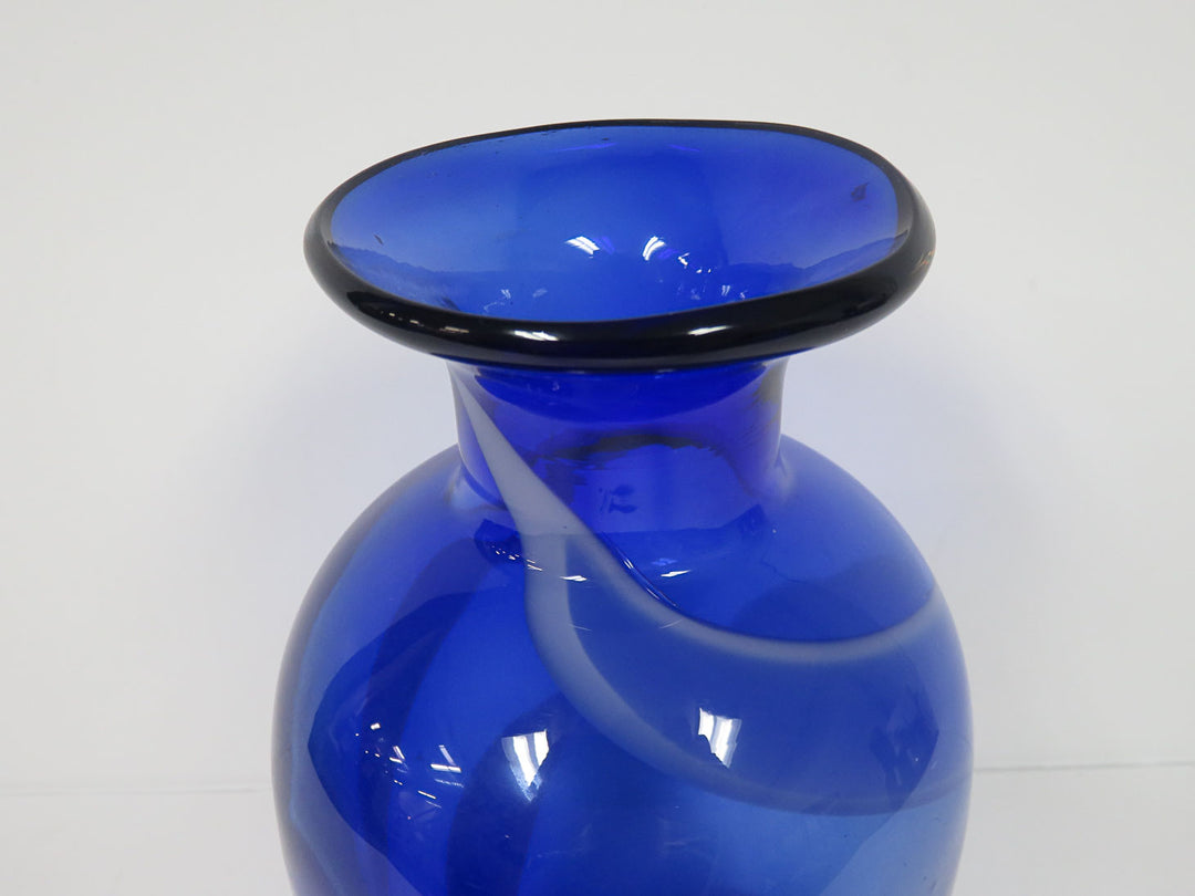 Cobalt Art Glass Vase