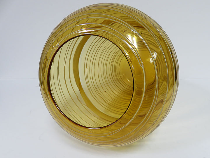 Vintage Threaded Glass Vase