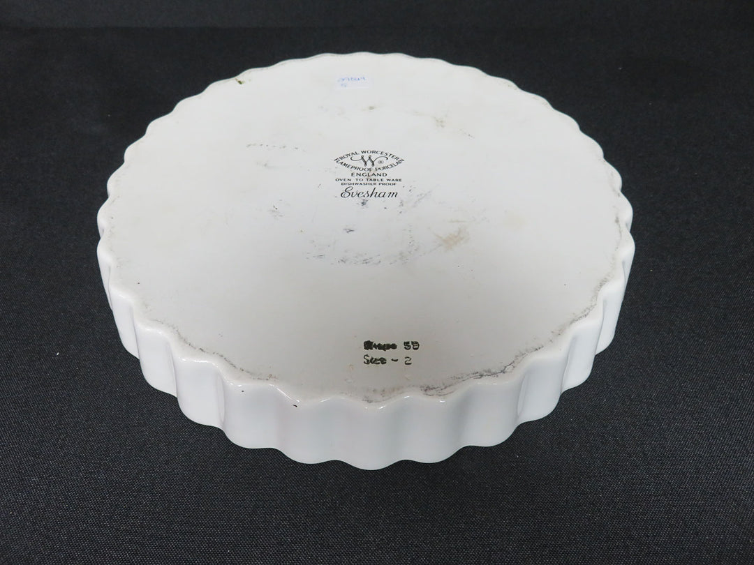 Royal Worcester Evesham Quiche Dish