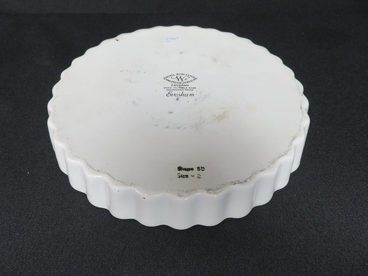 Royal Worcester Evesham Quiche Dish