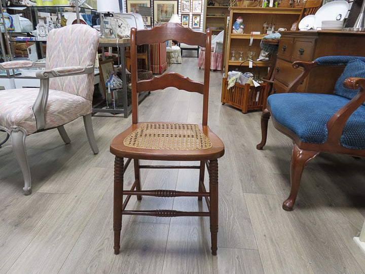 Antique Caned Side Chair